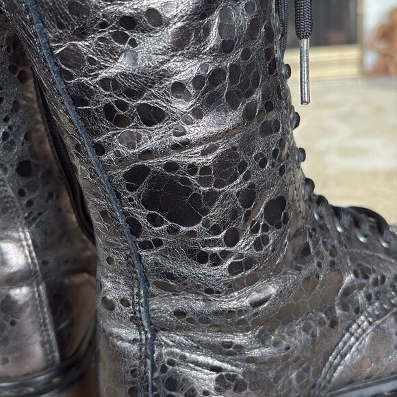 Dr. Martens Lunar Craters, 14-Eye Leather Boots - Picture 7 of 16